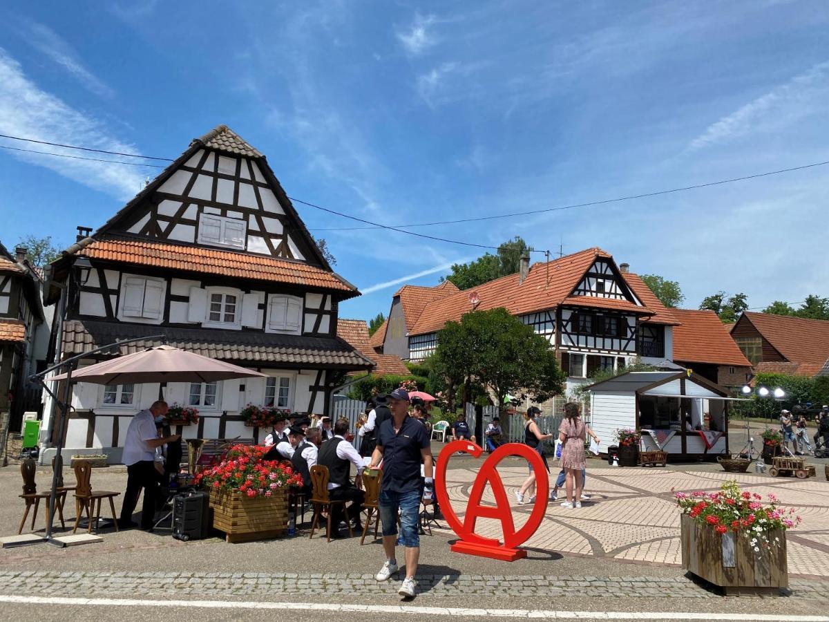 Gites Et Chambres D'Hotes Maison Ungerer Hunspach Eksteriør bilde